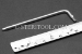 #41852 - 3/32" Non-Magnetic Stainless Steel 'L' Ball Hex Key. - 41852