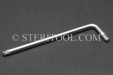 #41857 - 3/16" Non-Magnetic Stainless Steel L Ball Hex Key. non-magnetic, non magnetic, ball hex key, stainless steel, allen, L