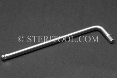 #41858 - 7/32" Non-Magnetic Stainless Steel L Ball Hex Key. non-magnetic, non magnetic, ball hex key, stainless steel, allen, L