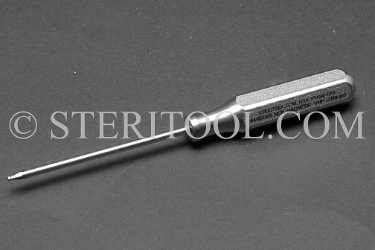 #41870SS - 1/16" x 2.5"(63mm) Non-Magnetic Stainless Ball Driver, SS Handle. ball hex, driver, allen, stainless steel, non-magnetic, non magnetic, nonmagnetic