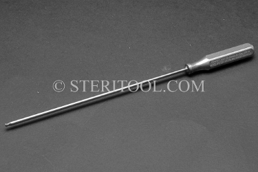 #41872_SP6 - 3/32" x 6"(150mm) Non-Magnetic Stainless Ball Driver, SS Handle. ball hex, driver, allen, stainless steel, non-magnetic, non magnetic, nonmagnetic