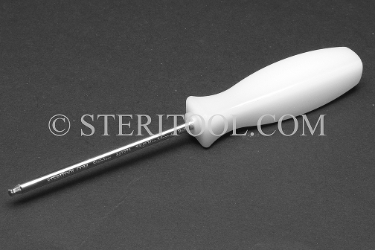 #41873 - 7/64" Non-Magnetic Stainless Steel Ball Driver, Nylon Handle, 3"(75mm) Shaft. non-magnetic, non magnetic, ball hex driver, stainless steel, allen,