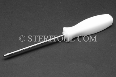 #41875 - 9/64" Non-Magnetic Stainless Steel Ball Driver, Nylon Handle, 3.25"(82mm) Shaft. non-magnetic, non magnetic, ball hex driver, stainless steel, allen,