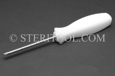 #41876 - 5/32" Non-Magnetic Stainless Steel Ball Driver, Nylon Handle, 3.5"(88mm) Shaft. non-magnetic, non magnetic, ball hex driver, stainless steel, allen,