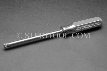 #41881SS - 5/16" x 5.5"(140mm) Non-Magnetic Stainless Ball Driver, SS Handle. ball hex, driver, allen, stainless steel, non-magnetic, non magnetic, nonmagnetic