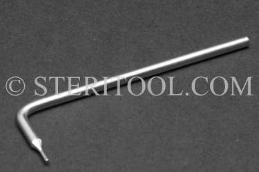 #41918 - 1.0mm Non-Magnetic Stainless Steel L Hex Key. non-magnetic, non magnetic, hex key, stainless steel, allen, L