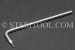 #41918 - 1.0mm Non-Magnetic Stainless Steel 'L' Hex Key. - 41918