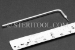 #41918 - 1.0mm Non-Magnetic Stainless Steel 'L' Hex Key. - 41918