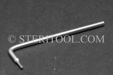 #41919 - 1.3mm Non-Magnetic Stainless Steel L Hex Key. non-magnetic, non magnetic, hex key, stainless steel, allen, L