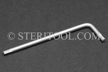 #41922_718 - 2.5mm Non-Magnetic Stainless Steel L Hex Key. non-magnetic, non magnetic, hex key, stainless steel, allen, L