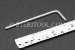 #41922_718 - 2.5mm Non-Magnetic Stainless Steel 'L' Hex Key. - 41922_718