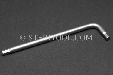 #41927_316 - 5.0mm Non-Magnetic Stainless Steel L Hex Key. Low Torque. 316L non-magnetic, non magnetic, hex key, stainless steel, allen, L