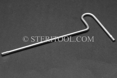 #41939 - 3.5mm Non-Magnetic Stainless Steel T Hex Key. non-magnetic, non magnetic, hex key, stainless steel, allen, T