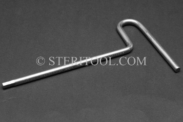 #41941 - 4.5mm Non-Magnetic Stainless Steel T Hex Key. non-magnetic, non magnetic, hex key, stainless steel, allen, T