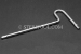 #41942 - 5.0mm Non-Magnetic Stainless Steel 'T' Hex Key. - 41942