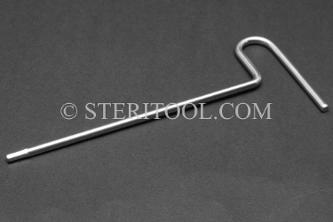 #41990 - 1/8" Non-Magnetic Stainless Steel T Hex Key. non-magnetic, non magnetic, hex key, stainless steel, allen, T