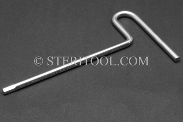 #41993 - 3/16" Non-Magnetic Stainless Steel T Hex Key. non-magnetic, non magnetic, hex key, stainless steel, allen, T