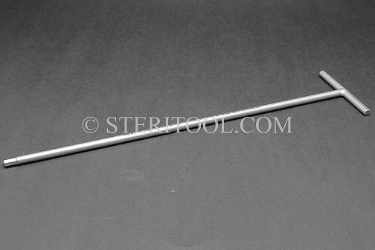 #42708_SP12 - 5.0mm Non-Magnetic Stainless Steel Welded T Hex, 12"(300mm) Shaft. hex, T, stainless steel, allen, non-magnetic, non magnetic, nonmagnetic