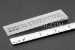 #50020 - 1"(25.4mm) W x .5"(12.7mm) H x 4"(100mm) L Stainless Steel Wedge. - 50020