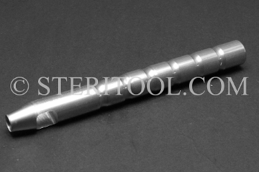 #50110 - 10mm Stainless Steel Hole Punch. punch, hole, stainless steel, oval, round, rectangular