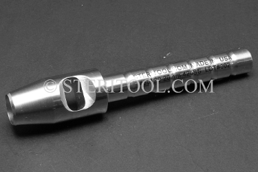 #50121 - 21mm Stainless Steel Hole Punch. punch, hole, stainless steel, oval, round, rectangular
