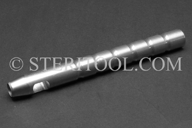 #50158 - 3/8" Stainless Steel Hole Punch. punch, hole, stainless steel, oval, round, rectangular