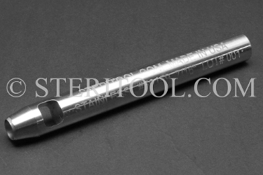 #50159 - 7/16" Stainless Steel Hole Punch. punch, hole, stainless steel, oval, round, rectangular