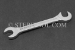 #50439- 8MM Open End Stainless Steel 15 x 75 degree Offset Wrench.  - 50439