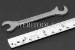 #50439- 8MM Open End Stainless Steel 15 x 75 degree Offset Wrench.  - 50439