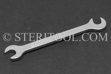 #50514 - 7/32" Open End Stainless Steel 15 x 75 degree Offset Wrench. offset, off-set, off set, wrench, spanner, stainless steel