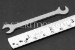 #50514 - 7/32" Open End Stainless Steel 15 x 75 degree Offset Wrench. - 50514