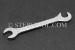 #50520 - 5/16" Open End Stainless Steel 15 x 75 degree Offset Wrench. - 50520
