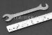 #50520 - 5/16" Open End Stainless Steel 15 x 75 degree Offset Wrench. - 50520