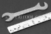 #50522 - 11/32" Open End Stainless Steel 15 x 75 degree Offset Wrench. - 50522