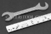 #50524 - 3/8" Open End Stainless Steel 15 x 75 degree Offset Wrench. - 50524