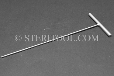 #72673_SP8 - 2.0mm Stainless Steel Welded T Hex, 8"(200mm) Shaft. T, hex, allen, welded, stainless steel
