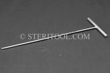 #72674_SP8 - 2.5mm Stainless Steel Welded T Hex, 8"(200mm) Shaft. T, hex, allen, welded, stainless steel