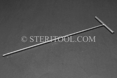 #72675SP10 - 3.0mm Stainless Steel Welded T Hex, 10"(250mm) OAL. T, hex, allen, welded, stainless steel