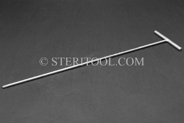 #72675SP12 - 3.0mm Stainless Steel Welded T Hex, 10"(250mm) OAL.  T, hex, allen, welded, stainless steel