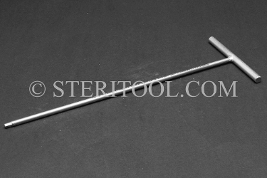 #72675SP8 - 3.0mm Stainless Steel Welded T Hex, 8"(200mm) Shaft. T, hex, allen, welded, stainless steel