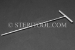 #72675SP8 - 3.0mm Stainless Steel Welded 'T' Hex, 8"(200mm) Shaft. - 72675SP8