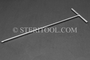 #72677SP9 - 4.0mm Stainless Steel Welded T Hex, 9"(225mm) OAL. T, hex, allen, welded, stainless steel