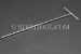 #72677SP12 - 4.0mm Stainless Steel Welded 'T' Hex, 12"(305mm) OAL. - 72677SP912