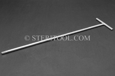 #72679_SP18 - 5.0mm Stainless Steel Welded T Hex, 18"(450mm) Shaft. T, hex, allen, welded, stainless steel