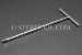 #72681SP8.5 - 6.0mm Stainless Steel Welded 'T' Hex, 8.5"(216mm) Shaft. - 72681SP8.5