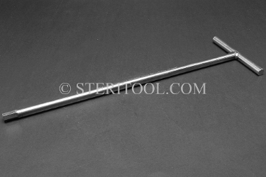 #72685_SP12 - 8.0mm Stainless Steel Welded T Hex, 12"(300mm) Shaft. T, hex, allen, welded, stainless steel