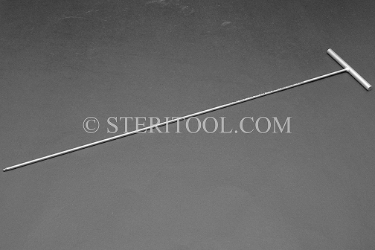 #72702_SP15 - 2.0mm Stainless Steel Welded T Ball Hex, 15" Shaft. T, ball hex, allen, welded, stainless steel
