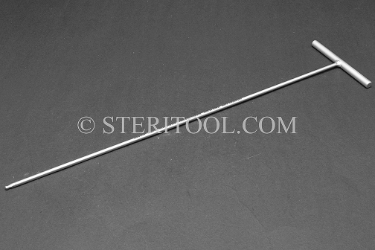 #72703_SP12 - 2.5mm Stainless Steel Welded T Ball Hex, 12"(300mm) OAL. T, ball hex, allen, welded, stainless steel
