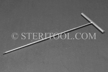 #72703_SP8 - 2.5mm Stainless Steel Welded T Ball Hex, 8"(200mm) Shaft. T, ball hex, allen, welded, stainless steel