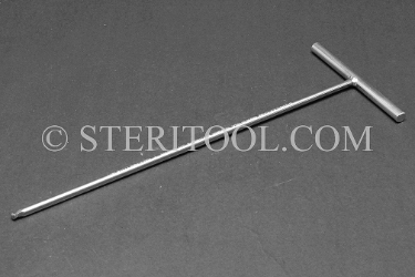 #72704_SP8 - 3.0mm Stainless Steel Welded T Ball Hex, 8"(200mm) Shaft. T, ball hex, allen, welded, stainless steel